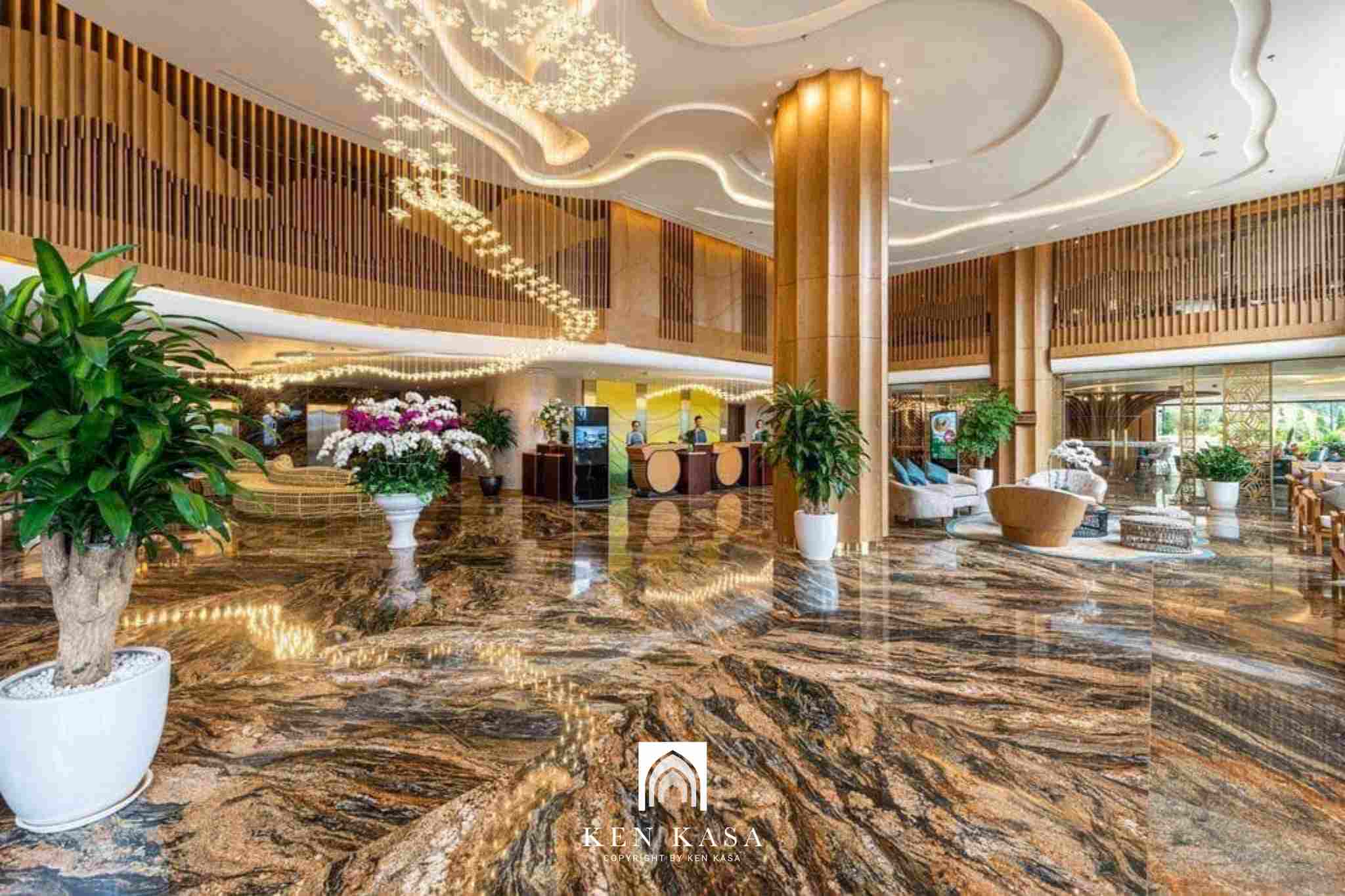 Thiết kế sảnh KK Sapa Hotel